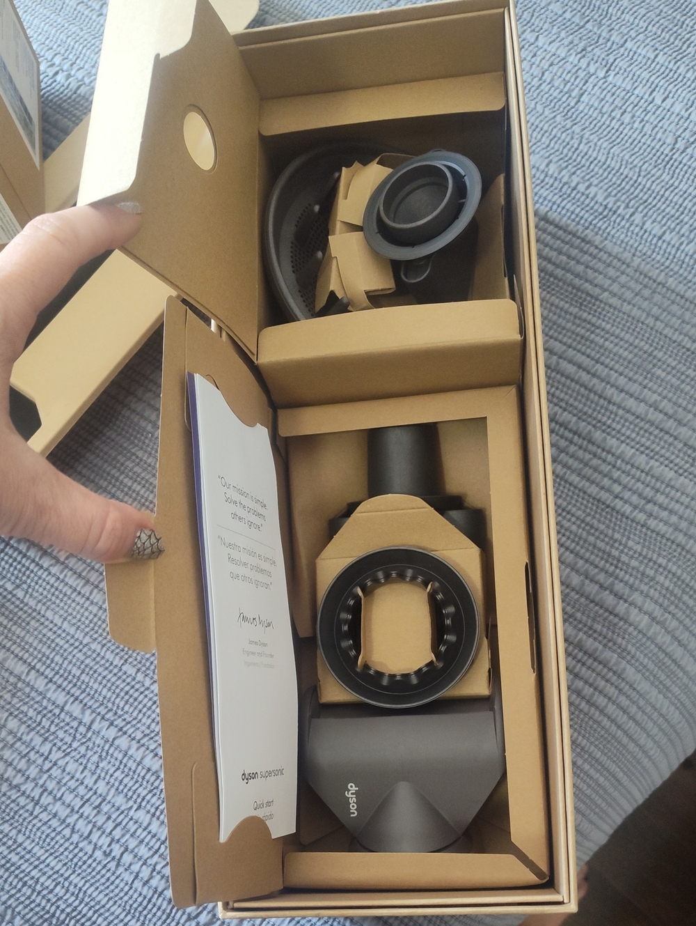 Dyson Supersonic Hair Dryer Accessories Only New Inbox Never Used.